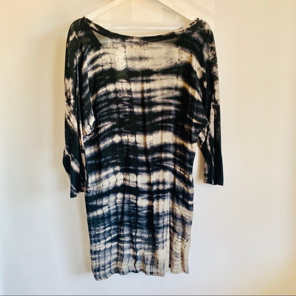 XCVI Hi Lo Tie Dye Boho Tunic Top - Picture 7 of 13